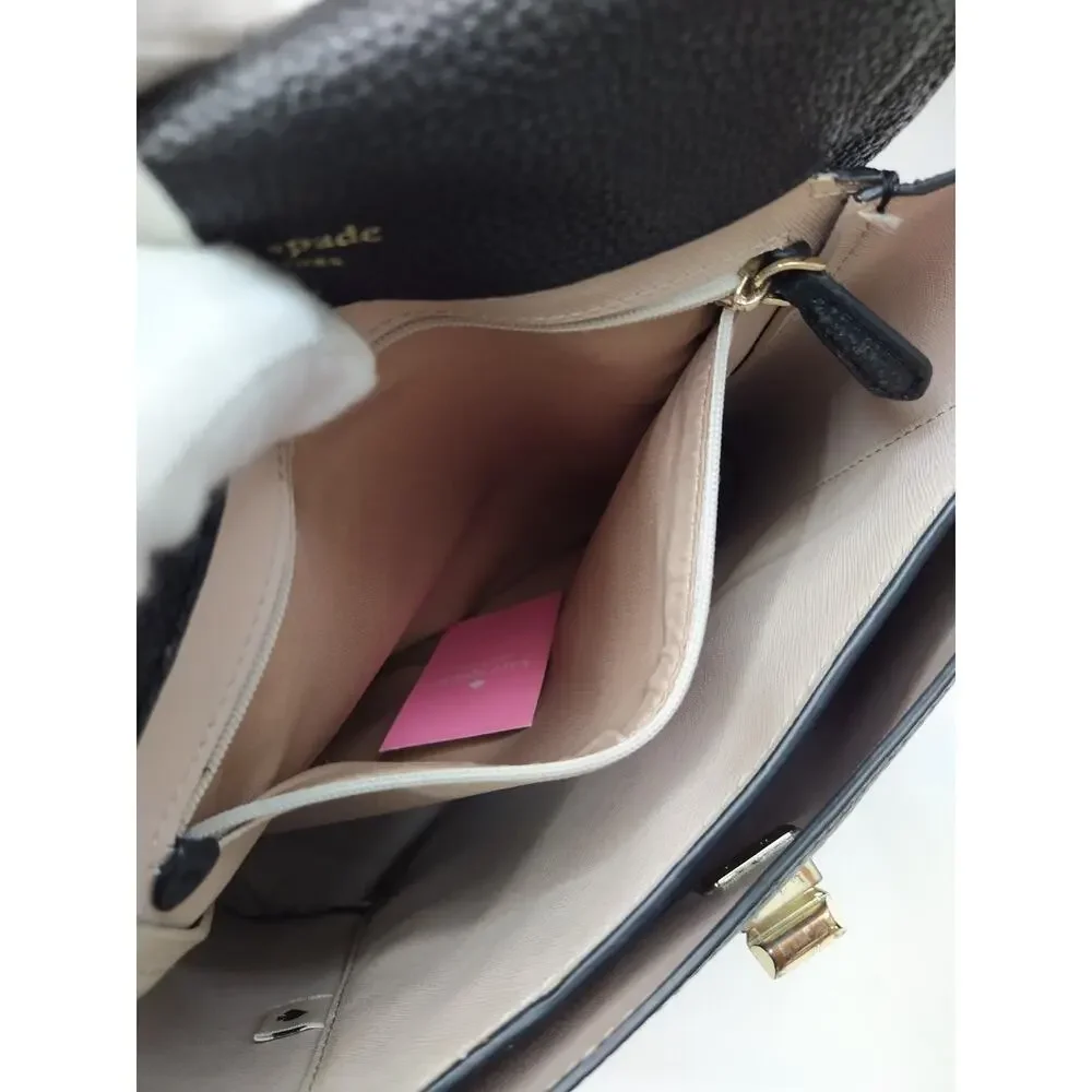 Kate Spade New York Top Handle Turnlock Flap Closure Backpack